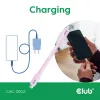 Kabel USB C CLUB3D CAC-3002 2m USB4 Gen 3x2 Różowy