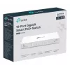 Przełącznik sieciowy TP-Link FESTA FS310GP, zarządzalny L2/L2+, Gigabit Ethernet (10/100/1000), Power over Ethernet (PoE), 1U, biały