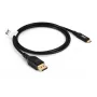 Kabel USB Type-C do DisplayPort 2.1, club 3d CAC-1559, dwukierunkowy, certyfikowany VESA DP80, 1 m
