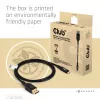 Kabel USB Type-C do DisplayPort 2.1, club 3d CAC-1559, dwukierunkowy, certyfikowany VESA DP80, 1 m