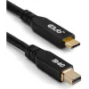 CLUB3D CAC-1561 Kabel DisplayPort 2 m Mini DisplayPort USB Type-C Czarny