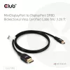 Kabel CLUB3D Mini DisplayPort™ do DisplayPort™ Dwukierunkowy VESA DP80 Certyfikowany M/M 1m/3.28ft