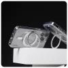 PanzerGlass CARE™ by ® Etui przezroczyste ze srebrną podstawką i MagSafe iPhone 16
