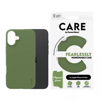 Cover PanzerGlass CARE by ® modne etui zielony iPhone 16 Plus