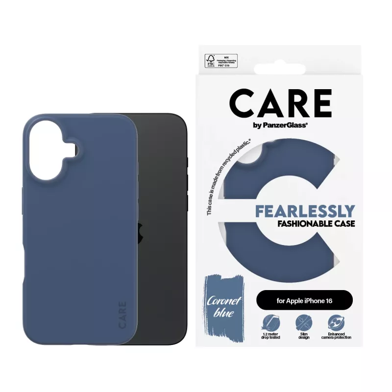 Cover PanzerGlass CARE by modne etui niebieski iPhone 16