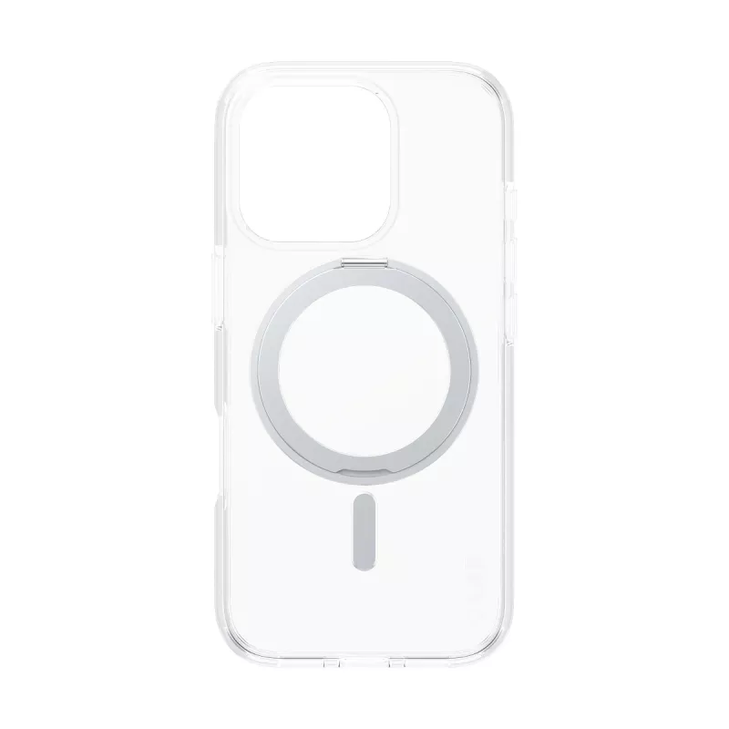 PanzerGlass CARE™ by ® Etui przezroczyste ze srebrną podstawką i MagSafe iPhone 16 Pro