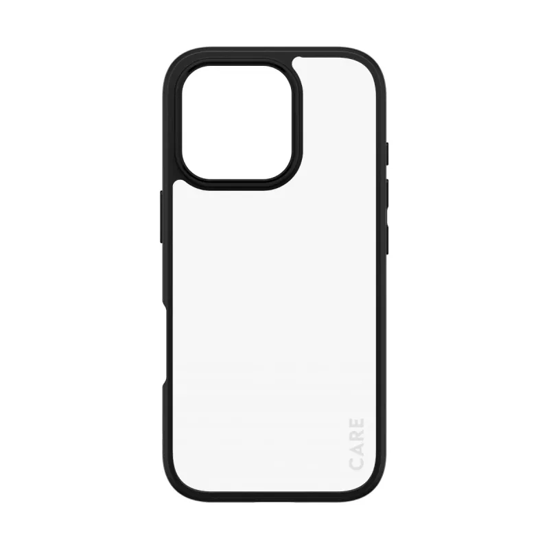 PanzerGlass CARE™ by ® Urban Combat Case przezroczysty z czarną ramką do iPhone 16 Pro