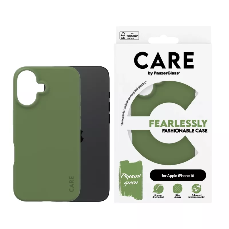 PanzerGlass CARE™ by ® Etui Zielone iPhone 16