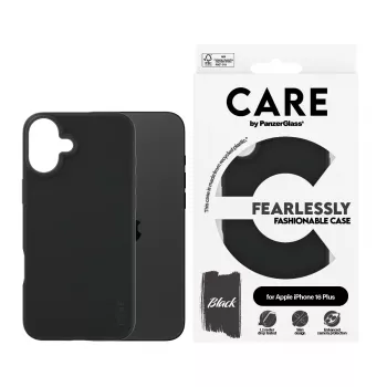 PanzerGlass CARE™ by ® etui czarne iPhone 16 Plus