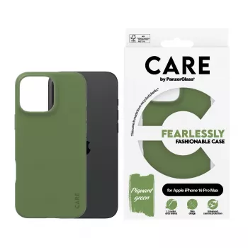 Cover PanzerGlass CARE by ® modne etui zielony iPhone 16 Pro Max