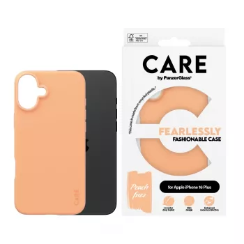Cover PanzerGlass CARE by modne etui Peachy iPhone 16 Plus Transparent