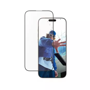 PanzerGlass ® Szkło ochronne z aluminiową ramką iPhone 16 Pro Max | Ultra-Wide Fit