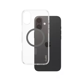 PanzerGlass CARE™ by ® Urban Combat Case przezroczyste z czarnym MagSafe iPhone 16 Plus