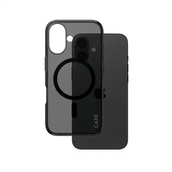 PanzerGlass CARE™ by ® Urban Combat Case Smokey w. Czarny MagSafe iPhone 16
