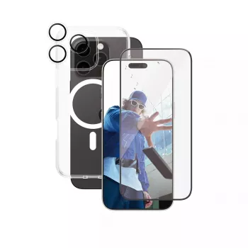 PanzerGlass ® | CARE by ® Flagship 3-w-1 Zestaw iPhone 16 Pro Max