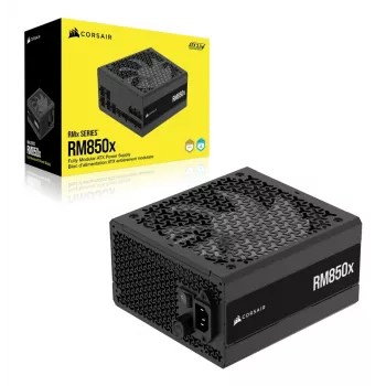CORSAIR Power Supply - 850w Rm850x 24-pin ATX Czarny