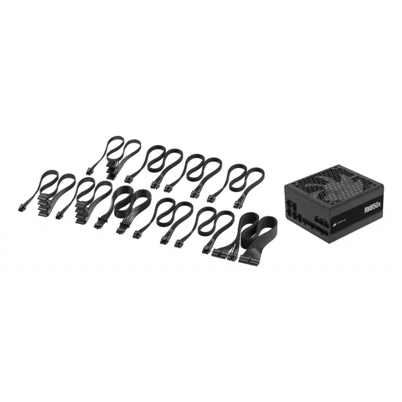 CORSAIR Power Supply - 850w Rm850x 24-pin ATX Czarny