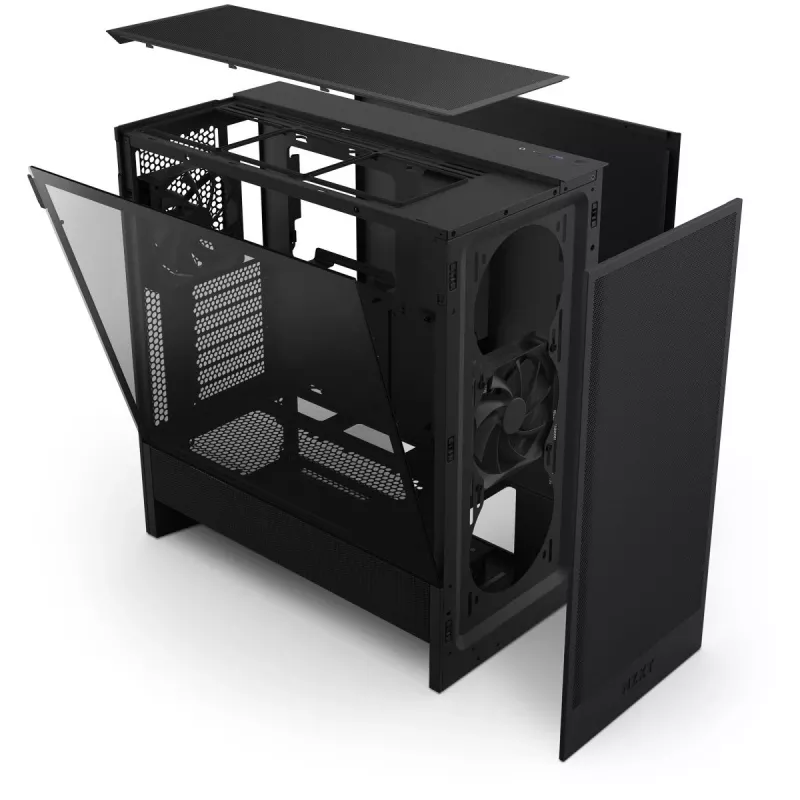 NZXT H5 Flow (2024) Mid Tower ATX obudowa, czarna