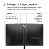 Monitor HP Series 5 Pro 23,8 cala FHD - 524pf, 60,5 cm (23,8 cala), 1920 x 1080 pikseli, Full HD, LCD, 5 ms, Czarny, Srebrny