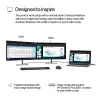 Monitor HP Series 5 Pro 23,8 cala FHD - 524pf, 60,5 cm (23,8 cala), 1920 x 1080 pikseli, Full HD, LCD, 5 ms, Czarny, Srebrny