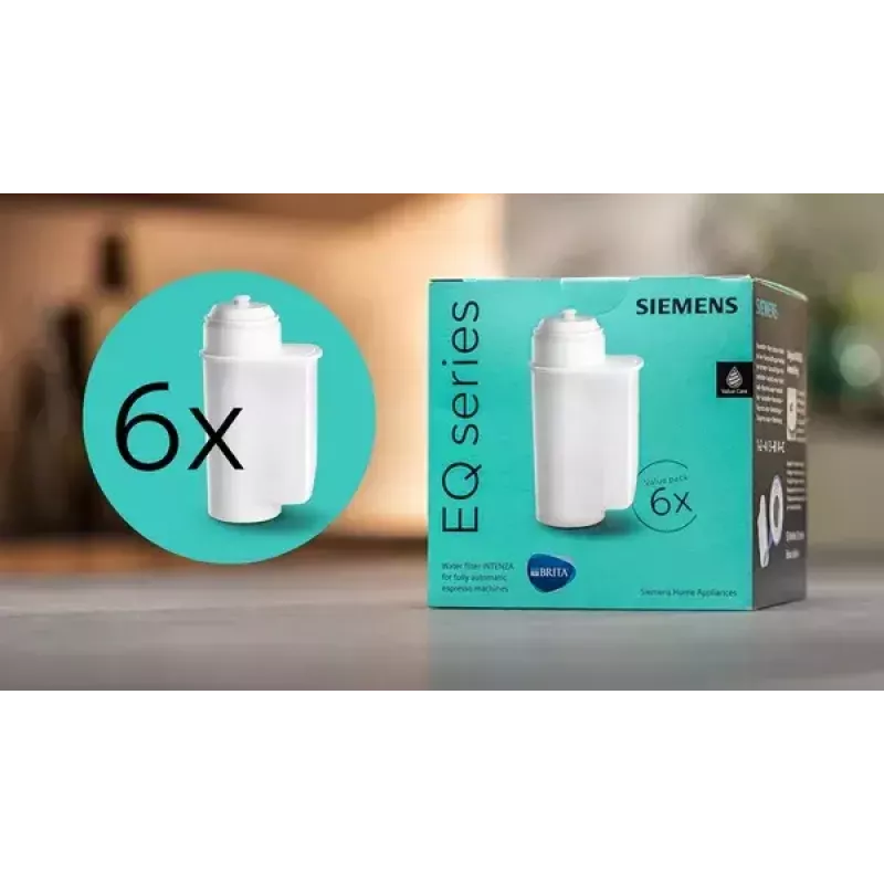 Filtr do wody Siemens TZ70063A kompatybilność seria EQ 6 szt.