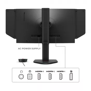 Monitor komputerowy ZOWIE XL2566X+ 62,2 cm (24,5 cala) 1920 x 1080 pikseli Full HD Czarny