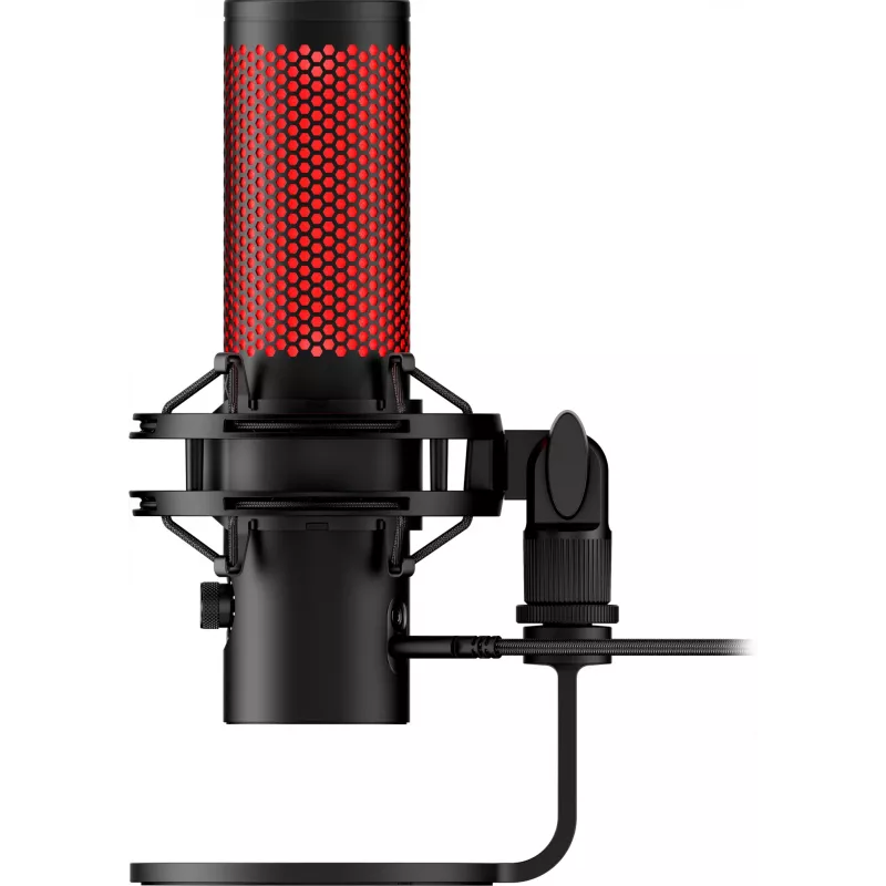 HyperX QuadCast 2 – Mikrofon USB (czarny), mikrofon podcastowy, -7,5 dB, 20 – 20000 Hz, 0,05%, 32 Ω, 24 bity