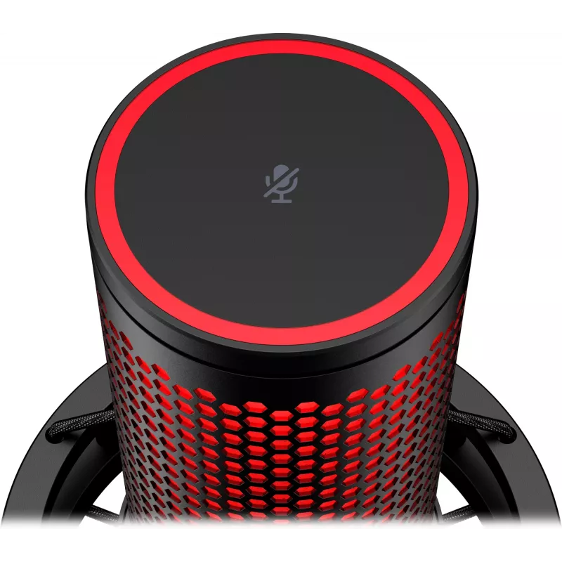 HyperX QuadCast 2 – Mikrofon USB (czarny), mikrofon podcastowy, -7,5 dB, 20 – 20000 Hz, 0,05%, 32 Ω, 24 bity