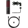 HyperX QuadCast 2 – Mikrofon USB (czarny), mikrofon podcastowy, -7,5 dB, 20 – 20000 Hz, 0,05%, 32 Ω, 24 bity