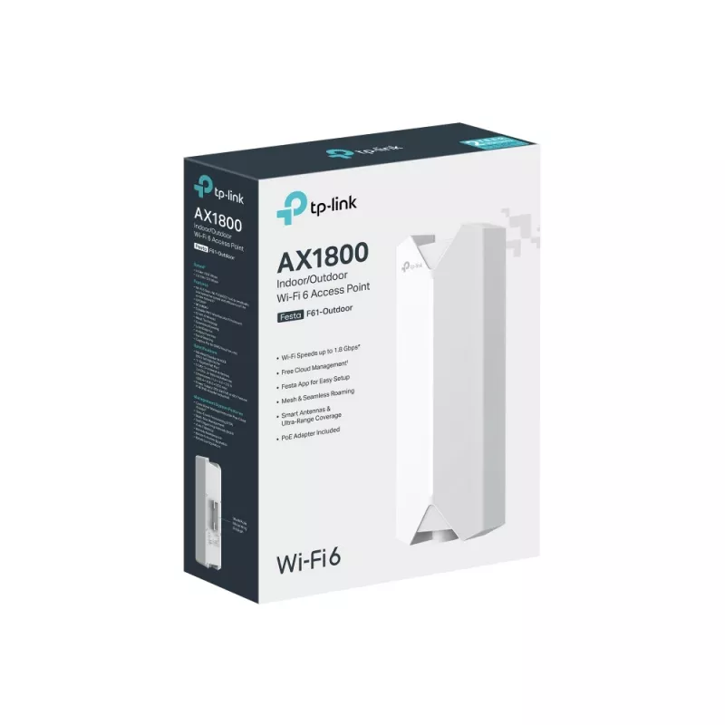 TP-Link Festa F61-Outdoor 1800 Mbit/s biały zasilanie przez Ethernet (PoE)