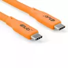 CLUB3D Kabel / Adapter USB4 Gen 2x2 2 m USB C Pomarańczowy