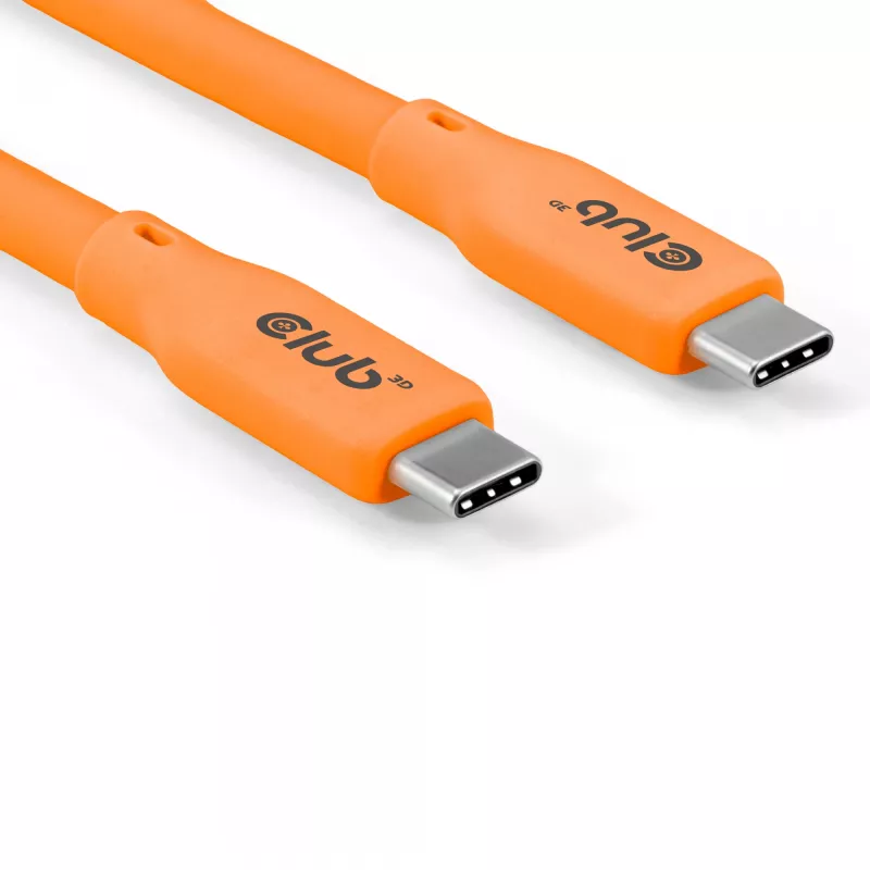 CLUB3D Kabel / Adapter USB4 Gen 2x2 2 m USB C Pomarańczowy
