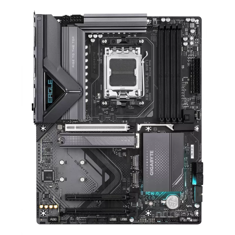 Płyta główna GIGABYTE X870 EAGLE WIFI7 ATX, chipset AMD X870, Socket AM5, DDR5, 4x DIMM, Wi‑Fi 7, 2.5Gb LAN