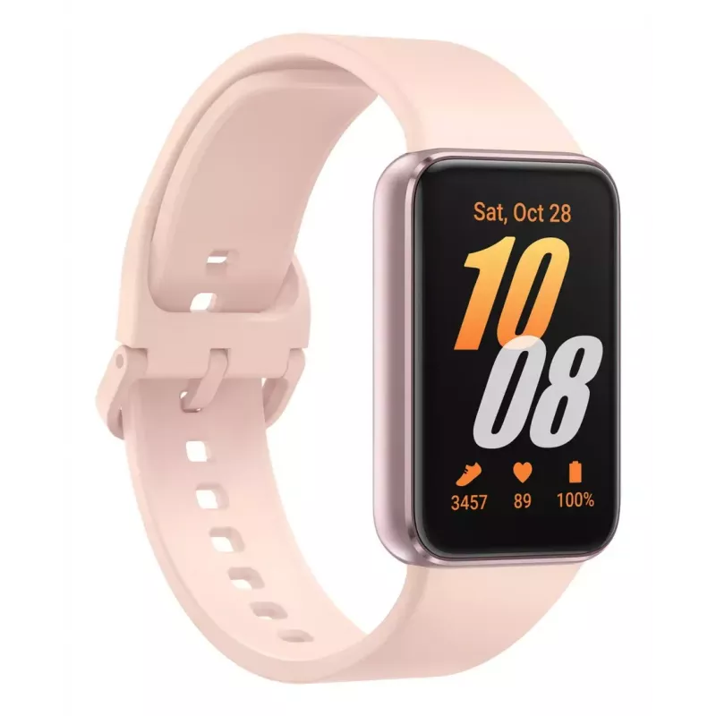 Samsung Galaxy Fit3 4,06 cm (1,6 cala) AMOLED 40 mm Cyfrowy 256 x 402 pikseli Ekran dotykowy Różowe złoto