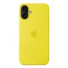Silikonowe etui Apple iPhone 16 Plus MagSafe żółte