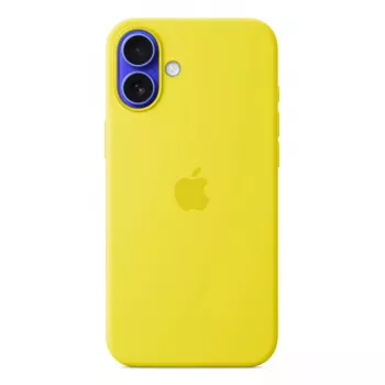 Silikonowe etui Apple iPhone 16 Plus MagSafe żółte