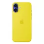 Silikonowe etui Apple iPhone 16 Plus MagSafe żółte