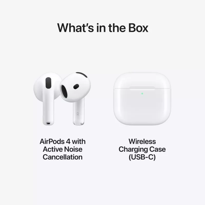 Słuchawki Apple AirPods 4. generacji z aktywną redukcją szumów
