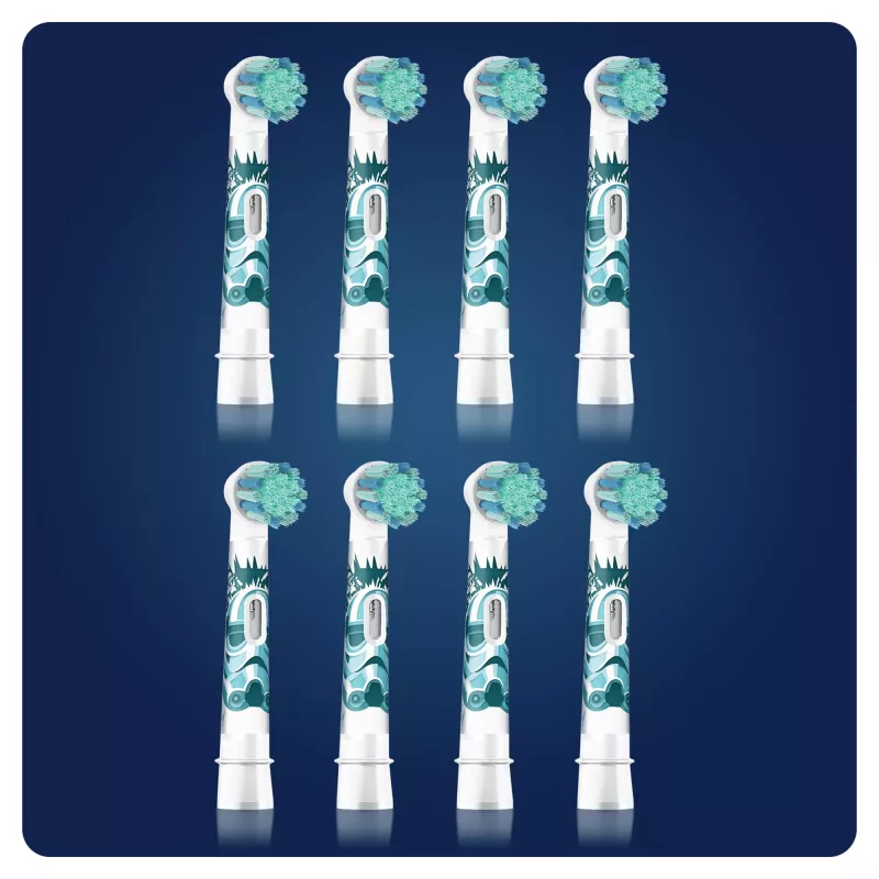 Oral-B Kids 81748450 końcówka szczoteczki do zębów 8 szt. Wielokolorowa