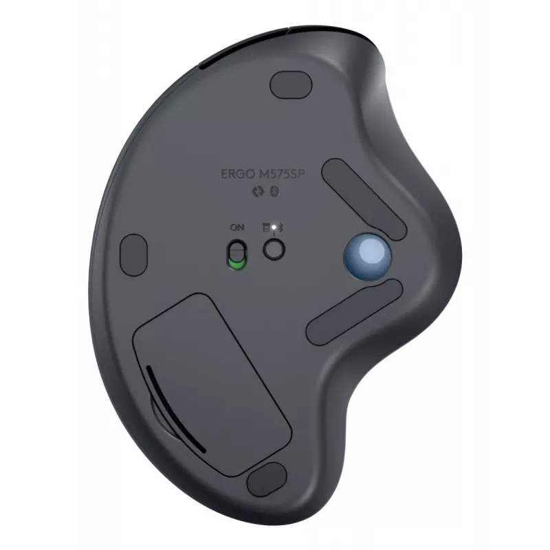 LOGITECH Ergo M575s Bezprzewodowy Trackball - Grafitowa + Niebieska Kula