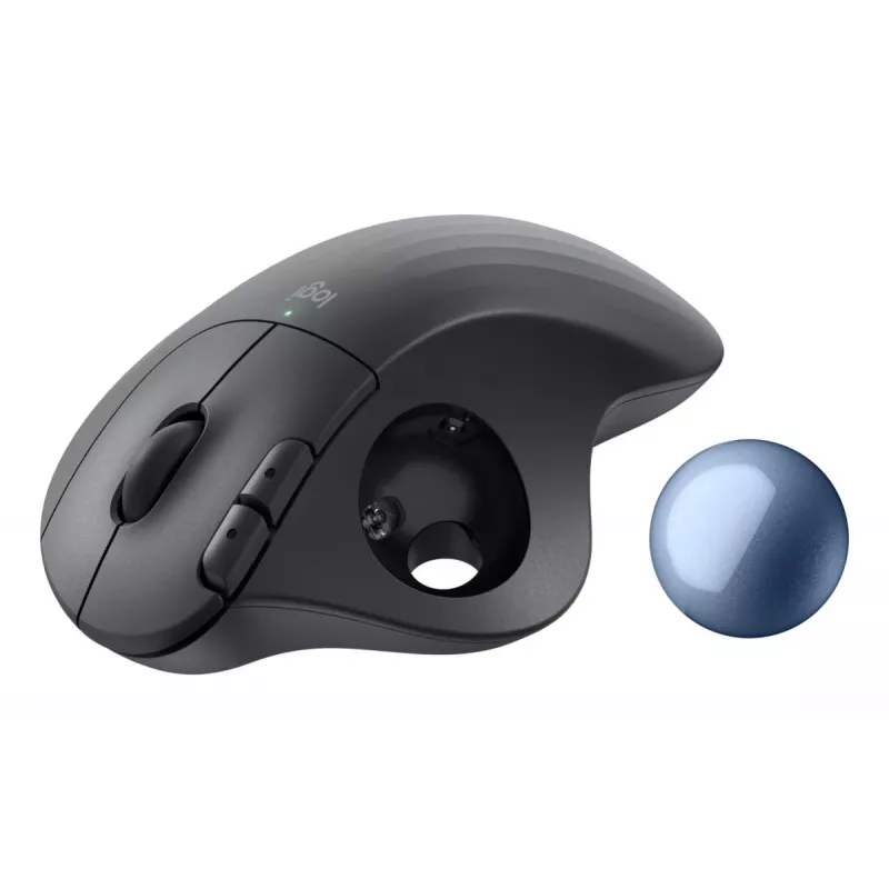 LOGITECH Ergo M575s Bezprzewodowy Trackball - Grafitowa + Niebieska Kula