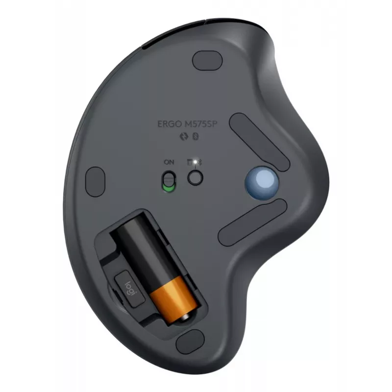 LOGITECH Ergo M575s Bezprzewodowy Trackball - Grafitowa + Niebieska Kula