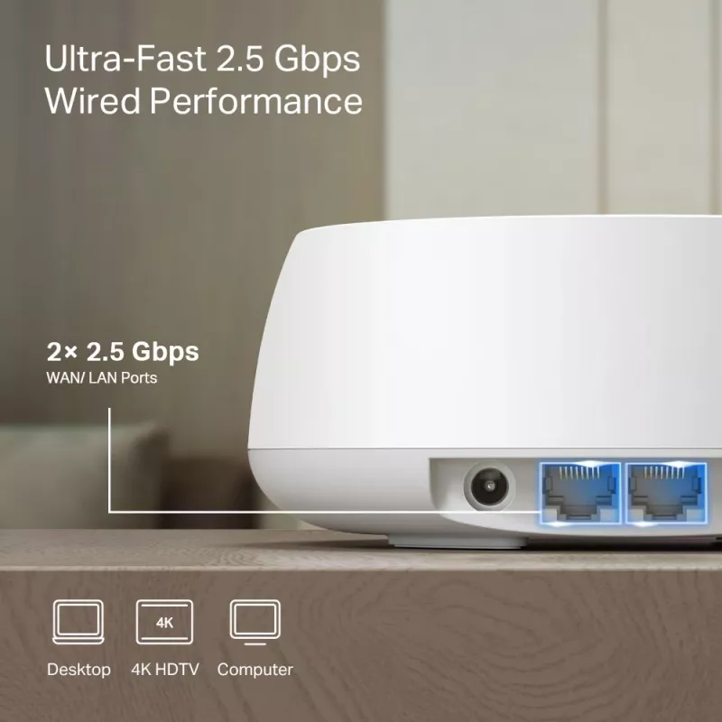 System Mesh Wi-Fi 7 TP-Link BE3600 do całego domu, 2,5G Multi Gigabit