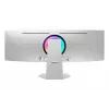 Monitor komputerowy Samsung G95SD 124,5 cm (49 cali) 5120 x 1440 pikseli Dual QHD OLED Srebrny
