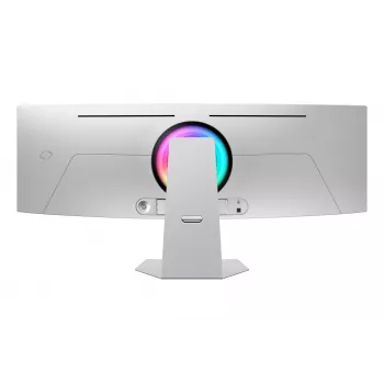 Monitor komputerowy Samsung G95SD 124,5 cm (49 cali) 5120 x 1440 pikseli Dual QHD OLED Srebrny