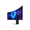 Monitor komputerowy Samsung G95SD 124,5 cm (49 cali) 5120 x 1440 pikseli Dual QHD OLED Srebrny
