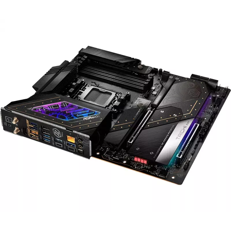 Płyta główna ASRock X870E Taichi — AMD X870E, Socket AM5, Extended ATX, DDR5, 4 DIMM, do 256GB, Wi‑Fi 7, 5Gb LAN