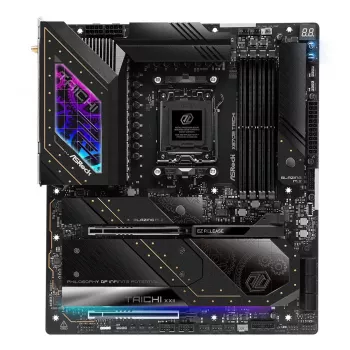 Płyta główna ASRock X870E Taichi — AMD X870E, Socket AM5, Extended ATX, DDR5, 4 DIMM, do 256GB, Wi‑Fi 7, 5Gb LAN