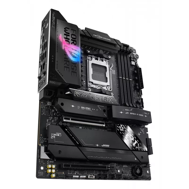 Płyta główna ASUS ROG STRIX X870E-E GAMING WIFI ATX, AMD X870E, Socket AM5, DDR5, 4 DIMM, Wi‑Fi 7, Bluetooth 5.4, 5Gb LAN
