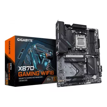 Płyta główna GIGABYTE X870 GAMING WIFI6 ATX, AMD X870, Socket AM5, DDR5, 4x DIMM, do 256 GB, Wi‑Fi 6, 2.5Gb LAN